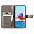 Custodia Portafoglio In Pelle Fiori Cover con Supporto per Xiaomi Redmi Note 10 5G