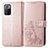 Custodia Portafoglio In Pelle Fiori Cover con Supporto per Xiaomi Redmi Note 10 Pro 5G Rosa