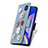 Custodia Portafoglio In Pelle Fiori Cover con Supporto S02D per Huawei Enjoy 50 Pro