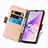 Custodia Portafoglio In Pelle Fiori Cover con Supporto S02D per Realme Q5i 5G