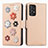 Custodia Portafoglio In Pelle Fiori Cover con Supporto S02D per Samsung Galaxy A72 4G