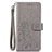 Custodia Portafoglio In Pelle Fiori Cover con Supporto S02D per Samsung Galaxy M10S