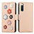 Custodia Portafoglio In Pelle Fiori Cover con Supporto S02D per Sony Xperia 10 IV SO-52C