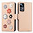 Custodia Portafoglio In Pelle Fiori Cover con Supporto S02D per Xiaomi Mi 12T 5G Khaki