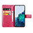 Custodia Portafoglio In Pelle Fiori Cover con Supporto S03D per Samsung Galaxy S22 Plus 5G