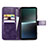 Custodia Portafoglio In Pelle Fiori Cover con Supporto S03D per Sony Xperia 1 V