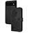 Custodia Portafoglio In Pelle Fiori Cover con Supporto Y01X per Google Pixel 6 Pro 5G Nero