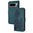 Custodia Portafoglio In Pelle Fiori Cover con Supporto Y01X per Google Pixel 8 5G