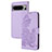 Custodia Portafoglio In Pelle Fiori Cover con Supporto Y01X per Google Pixel 8 Pro 5G Viola