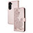 Custodia Portafoglio In Pelle Fiori Cover con Supporto Y01X per Huawei Honor 90 Lite 5G