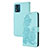 Custodia Portafoglio In Pelle Fiori Cover con Supporto Y01X per Motorola Moto E13