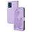 Custodia Portafoglio In Pelle Fiori Cover con Supporto Y01X per Motorola Moto E13