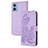 Custodia Portafoglio In Pelle Fiori Cover con Supporto Y01X per Motorola Moto E22