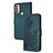 Custodia Portafoglio In Pelle Fiori Cover con Supporto Y01X per Motorola Moto E40