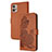 Custodia Portafoglio In Pelle Fiori Cover con Supporto Y01X per Motorola Moto G32