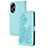 Custodia Portafoglio In Pelle Fiori Cover con Supporto Y01X per Oppo A18