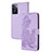 Custodia Portafoglio In Pelle Fiori Cover con Supporto Y01X per Oppo A57 4G