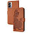 Custodia Portafoglio In Pelle Fiori Cover con Supporto Y01X per Oppo A77 5G