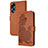 Custodia Portafoglio In Pelle Fiori Cover con Supporto Y01X per Oppo A78 4G