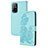 Custodia Portafoglio In Pelle Fiori Cover con Supporto Y01X per Oppo A94 5G