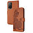 Custodia Portafoglio In Pelle Fiori Cover con Supporto Y01X per Oppo A94 5G