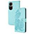 Custodia Portafoglio In Pelle Fiori Cover con Supporto Y01X per Oppo Reno10 5G