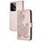 Custodia Portafoglio In Pelle Fiori Cover con Supporto Y01X per Xiaomi Redmi Note 12 Pro 5G