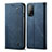 Custodia Portafoglio In stoffa con Supporto B01S per Xiaomi Redmi K30S 5G Blu