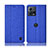 Custodia Portafoglio In stoffa con Supporto H12P per Motorola Moto S30 Pro 5G Blu