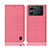 Custodia Portafoglio In stoffa con Supporto H12P per Oppo K10 5G Rosa