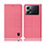 Custodia Portafoglio In stoffa con Supporto H12P per Oppo K10 Pro 5G Rosa