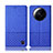 Custodia Portafoglio In stoffa con Supporto H12P per Xiaomi Mi 12S Ultra 5G Blu