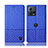 Custodia Portafoglio In stoffa con Supporto H14P per Motorola Moto S30 Pro 5G Blu
