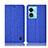 Custodia Portafoglio In stoffa con Supporto H14P per Oppo A1x 5G Blu
