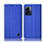 Custodia Portafoglio In stoffa con Supporto H14P per Oppo A77 5G Blu