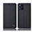 Custodia Portafoglio In stoffa con Supporto H14P per Oppo Find X3 5G Nero