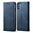Custodia Portafoglio In stoffa con Supporto per Samsung Galaxy A04s Blu