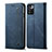 Custodia Portafoglio In stoffa con Supporto per Xiaomi Mi 11i 5G (2022) Blu