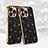 Custodia Silicone Cover Morbida Bling-Bling AC1 per Apple iPhone 14 Pro Nero