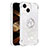 Custodia Silicone Cover Morbida Bling-Bling con Anello Supporto S01 per Apple iPhone 13