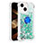 Custodia Silicone Cover Morbida Bling-Bling con Anello Supporto S01 per Apple iPhone 13