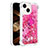 Custodia Silicone Cover Morbida Bling-Bling con Anello Supporto S01 per Apple iPhone 13