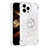 Custodia Silicone Cover Morbida Bling-Bling con Anello Supporto S01 per Apple iPhone 13 Pro