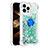 Custodia Silicone Cover Morbida Bling-Bling con Anello Supporto S01 per Apple iPhone 13 Pro