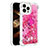 Custodia Silicone Cover Morbida Bling-Bling con Anello Supporto S01 per Apple iPhone 13 Pro