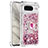 Custodia Silicone Cover Morbida Bling-Bling con Anello Supporto S01 per Google Pixel 8 5G