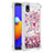 Custodia Silicone Cover Morbida Bling-Bling con Anello Supporto S01 per Samsung Galaxy A01 Core