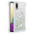 Custodia Silicone Cover Morbida Bling-Bling con Anello Supporto S01 per Samsung Galaxy A02