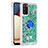 Custodia Silicone Cover Morbida Bling-Bling con Anello Supporto S01 per Samsung Galaxy A02s