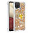 Custodia Silicone Cover Morbida Bling-Bling con Anello Supporto S01 per Samsung Galaxy A12 5G